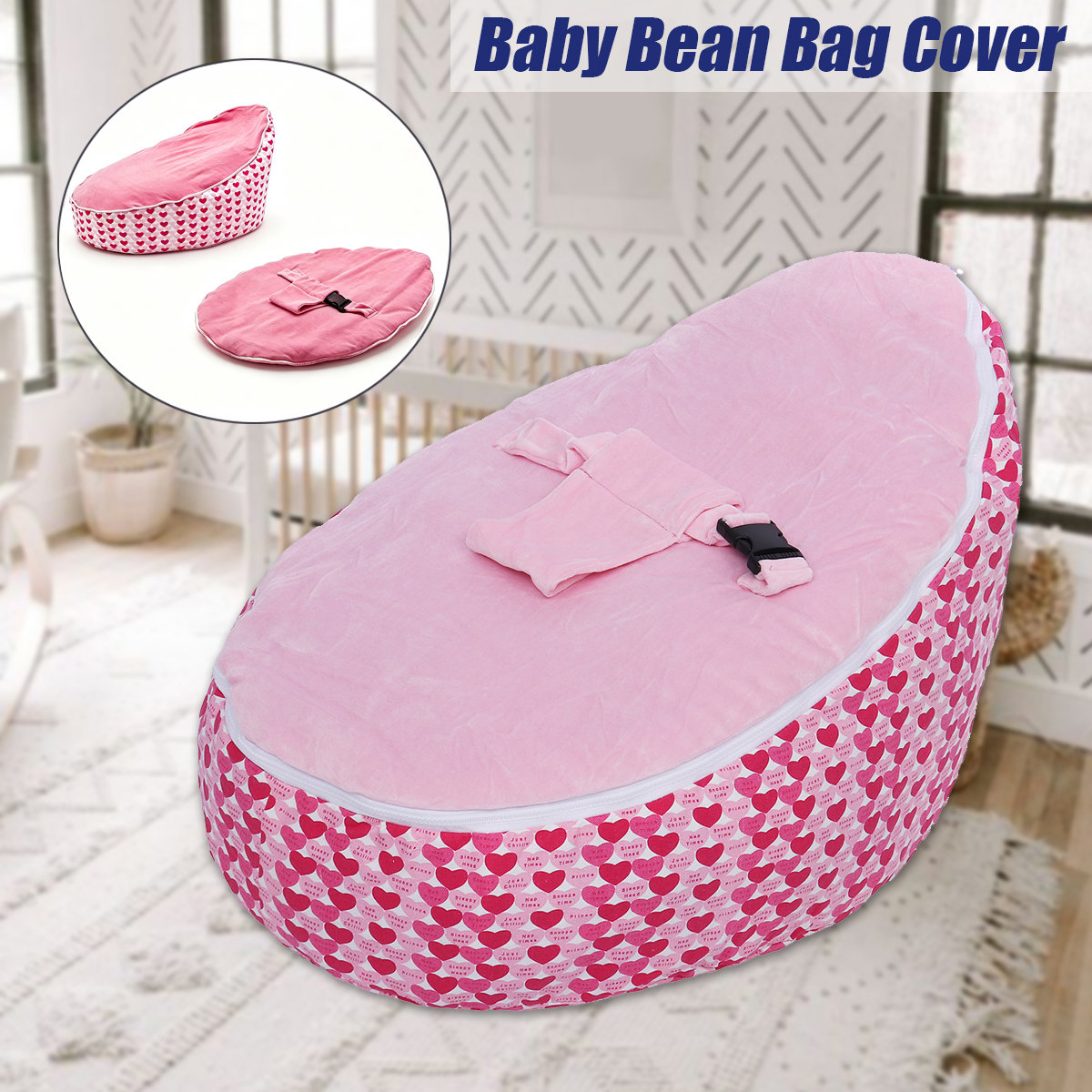 Crimson baby Zitzak Chair Cover - Baby Zitzak Chair Cover Fabrikant & fabriek in China