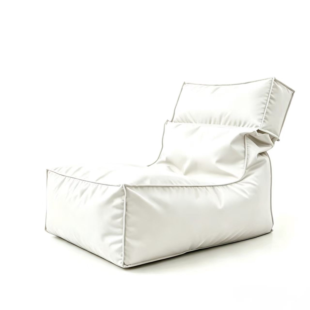 Beach Zitzak Chair - White - Folded Beach Zitzak Chair Fabrikant & fabriek in China
