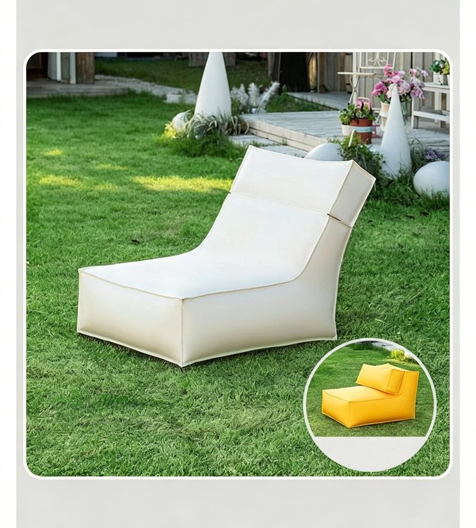 Lawn Folded Beach Zitzak Chair - Folded Beach Zitzak Chair Fabrikant & fabriek in China