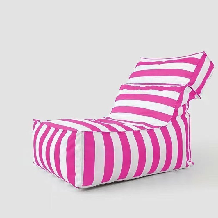 Pink Folded Beach Zitzak Chair - Folded Beach Zitzak Chair Fabrikant & fabriek in China