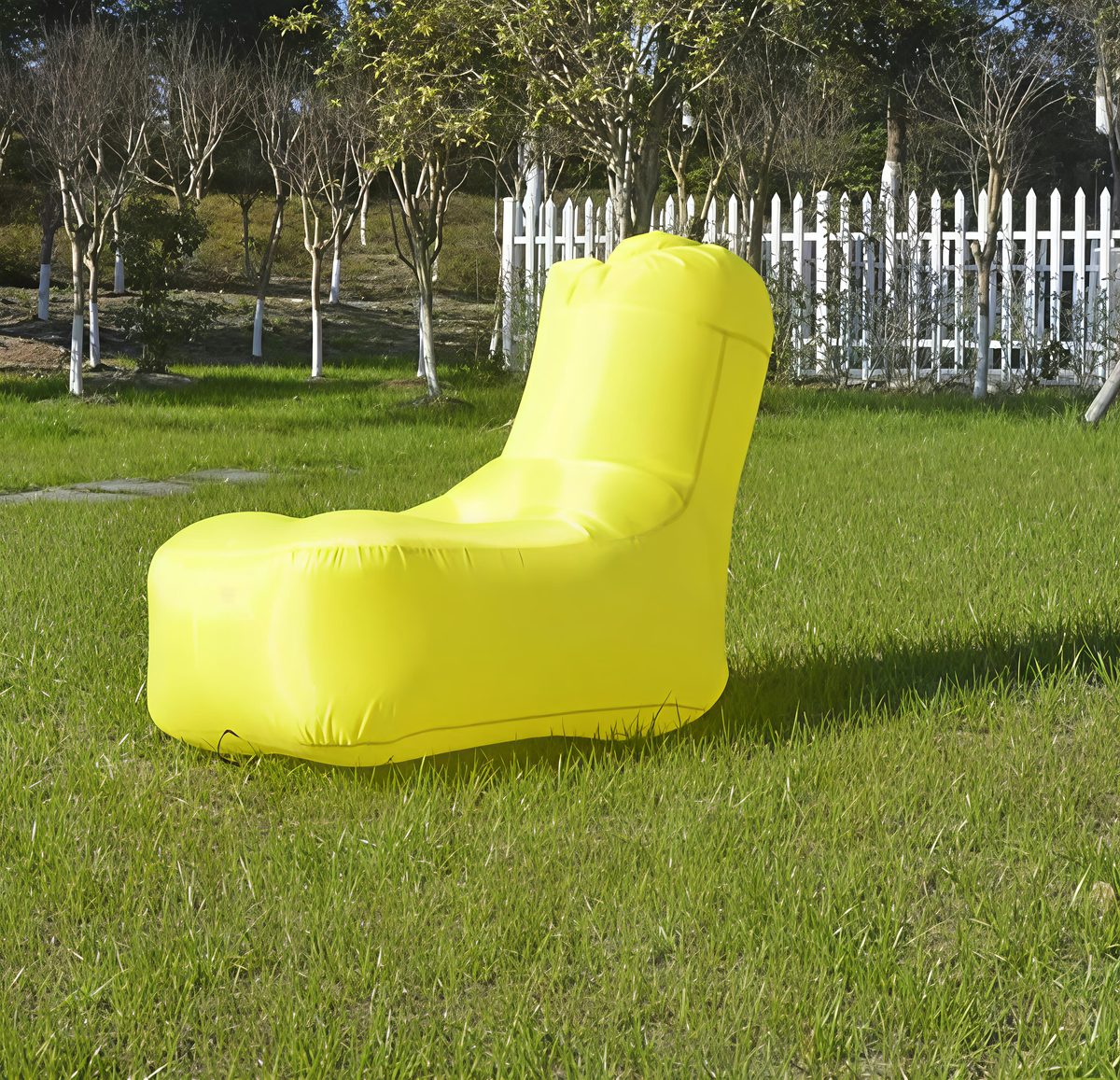 Air Lemon Yellow Air Zitzak stoel
