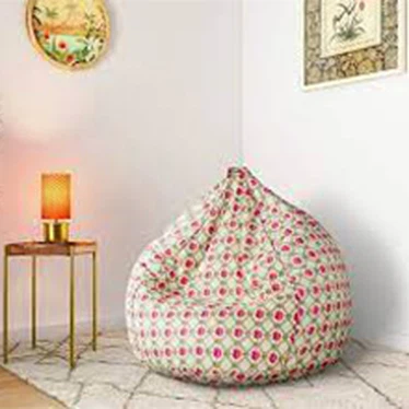 Indoor bedrukte zitzak stoelhoes