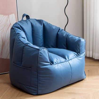 Navy Lounge Zitzak Stoelhoes