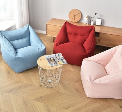 Red Lounge Zitzak Stoel